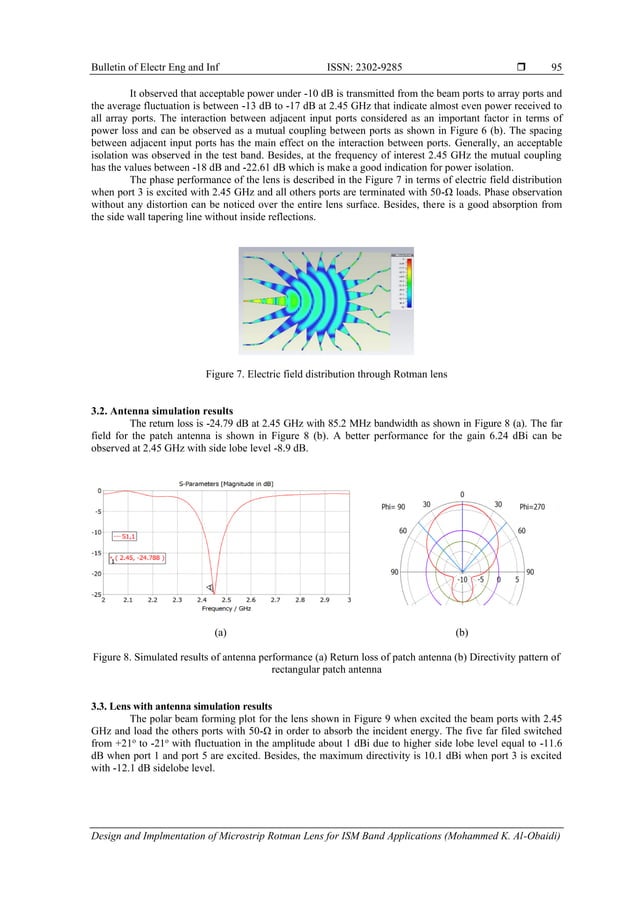 Design and implementation of microstrip rotman lens for ISM band ...