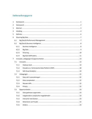 Thesis Big Data | PDF