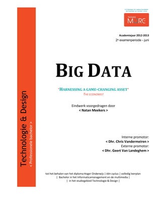 Best research topics in big data picture