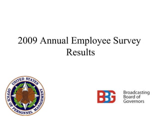 2009 Annual Employee SurveyResults 