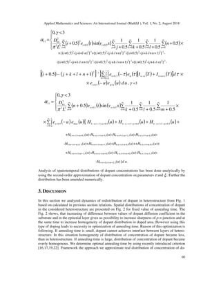 Applied Mathematics and Sciences: An International Journal (MathSJ ), Vol. 1, No. 2, August 2014
60
( ) ( ) ( ) ( )


...