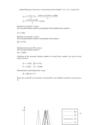 AGGREGATION OF OPINIONS FOR SYSTEM SELECTION USING APPROXIMATIONS OF ...