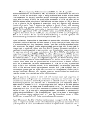PERFORMANCE ANALYSIS OF A COMBINED CYCLE GAS TURBINE UNDER VARYING ...