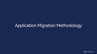 Application Migration Methodology
 