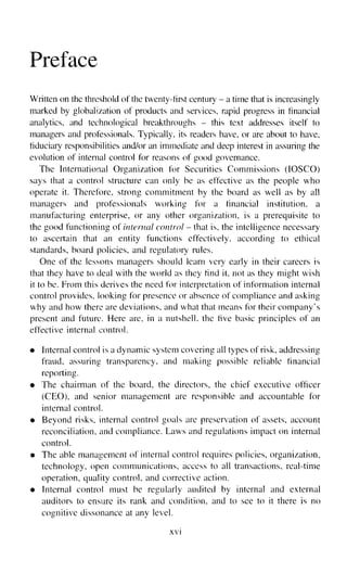 Implementing And Auditing The Internal Control System Dimitris N ...