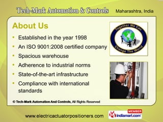 Maharashtra, India


About Us
 Established in the year 1998
 An ISO 9001:2008 certified company
 Spacious warehouse
 A...