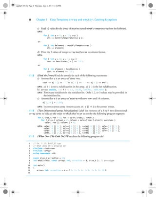 C++ How to Program Early Objects Version 9th Edition Deitel Solutions ...