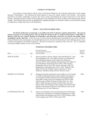 hormel foods  064731_4_Proxy