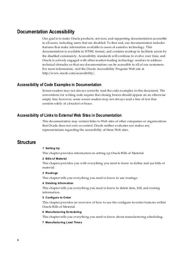 bom wip bill of material examples
