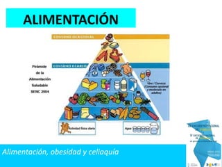 ALIMENTACIÓN
Alimentación, obesidad y celiaquía
 