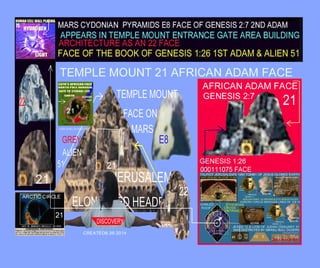 121 MARS E8 SHADOWED AFRICAN FACE OF CYDONIA DISCOCVERED UPON THE JERUSALEM TEMPLE MOUNT BY LAURELDSMITH144 OF CHICAGO ILLINOIS NONE PROFIT HOME VIDEO & ART WORKS CREATIONS