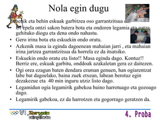 Nola egin dugu Lehenik eta behin eskuak garbitzea oso garrantzitsua da. Ur epela ontzi sakon batera bota eta ondoren legamia eta gatza gehituko diogu eta dena ondo nahastu. Gero irina bota eta eskuekin ondo oratu. Azkenik masa ia eginda dagoenean mahaian jarri , eta mahaian irina jartzea garrantzitsua da horrela ez da itsatsiko. Eskuekin ondo oratu eta listo!! Masa eginda dago. Kontuz!! Berriz ere, eskuak garbitu, onddoak azakaletan gera ez daitezen. Ogi orea ezagun baten dendara eraman genuen, han ogiarentzat labe bat dagoelako, baina zuek etxean, labean berotuz egin dezakezue eta  40 min inguru utziz listo dago. Legamidun ogia legamirik gabekoa baino harrotuago eta gozoago dago. Legamirik gabekoa, ez da harrotzen eta gogorrago geratzen da. 