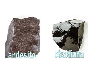 andesito obsidiana 