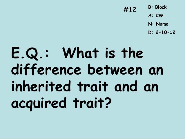 12 2 13 12 What Is The Difference Between An Inherited