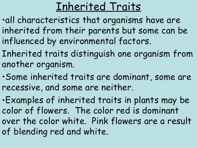 12 2 13 12 what is the difference between an inherited acquired traits