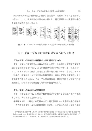 小林敏 ルビの配置方法 1 2 2