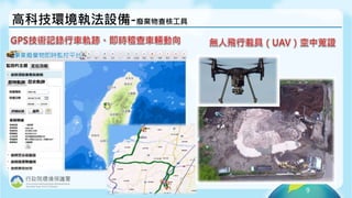 9
高科技環境執法設備-廢棄物查核工具
 