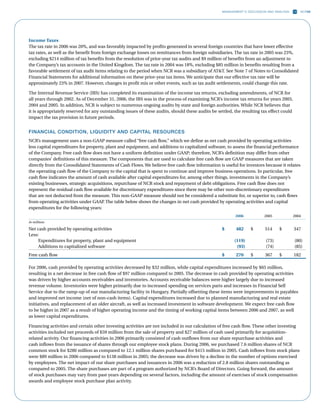 ncr annual reports 2006