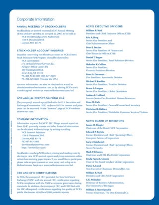 ncr annual reports 2006