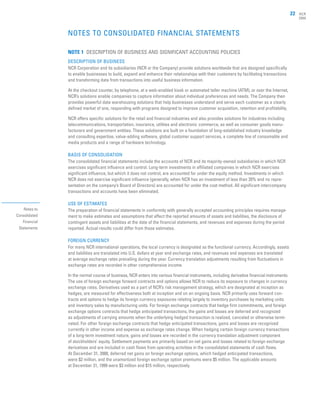 ncr annual reports 2000