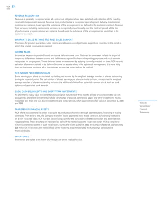 ncr annual reports 2000