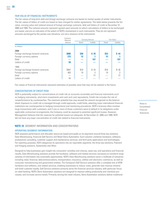 ncr annual reports 2000