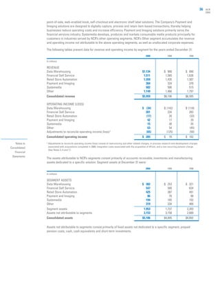ncr annual reports 2000