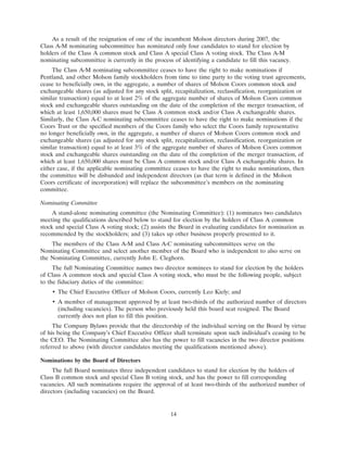 molson coors brewing   ProxyStatement1