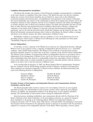 molson coors brewing   ProxyStatement1