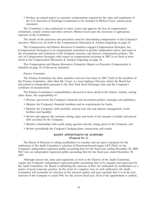 molson coors brewing   ProxyStatement1