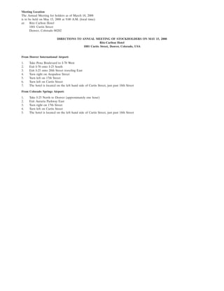 molson coors brewing   ProxyStatement1