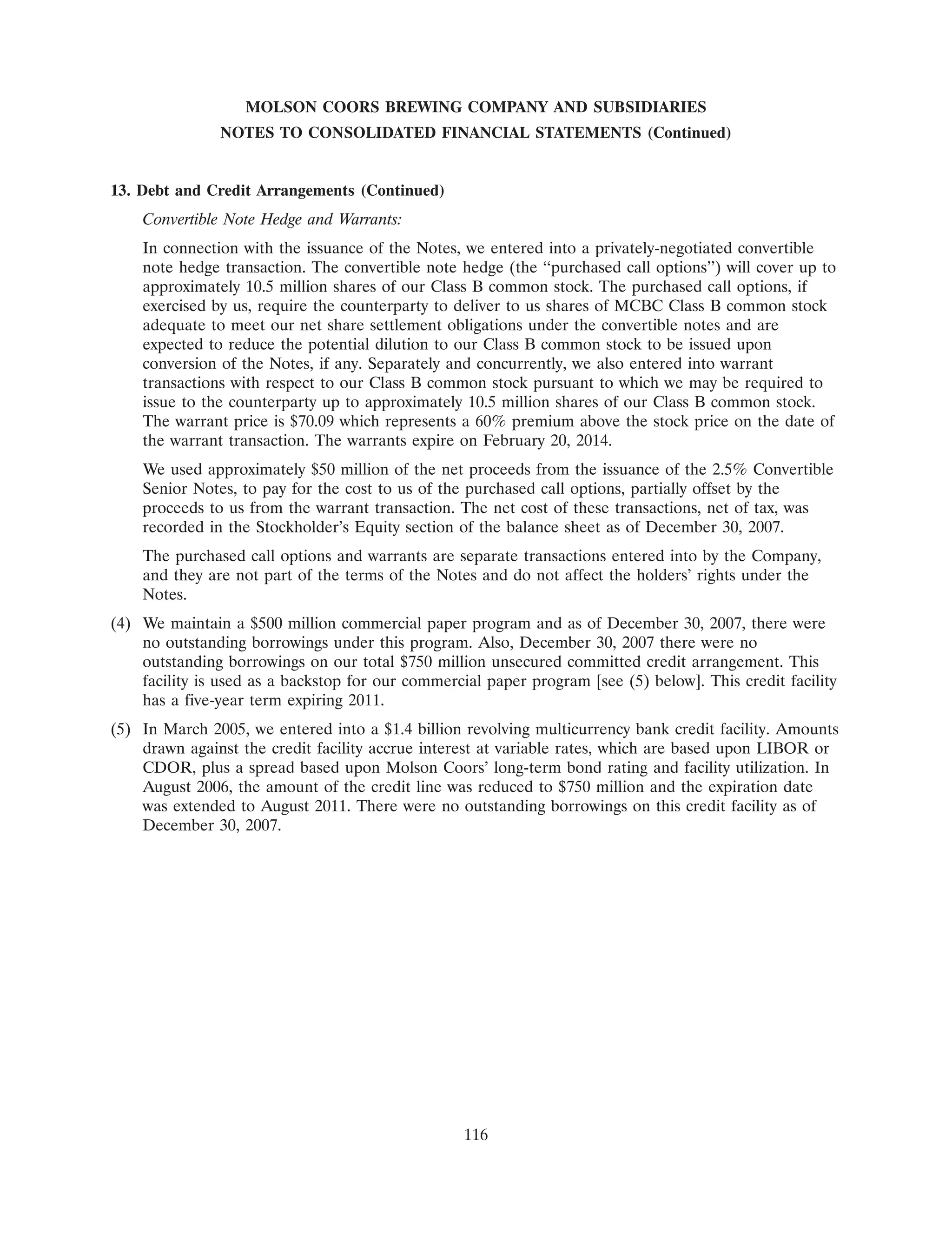 molson coors brewing 200710K