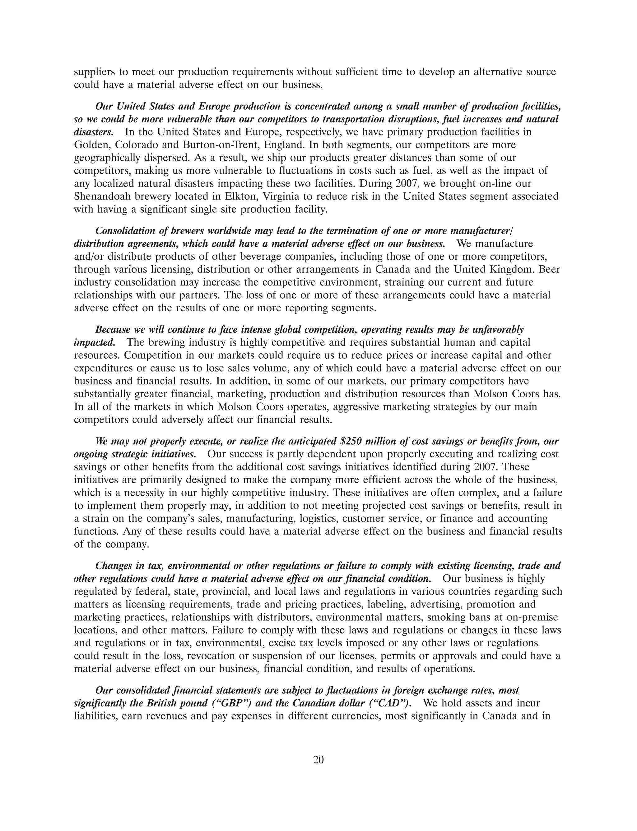 molson coors brewing 200710K