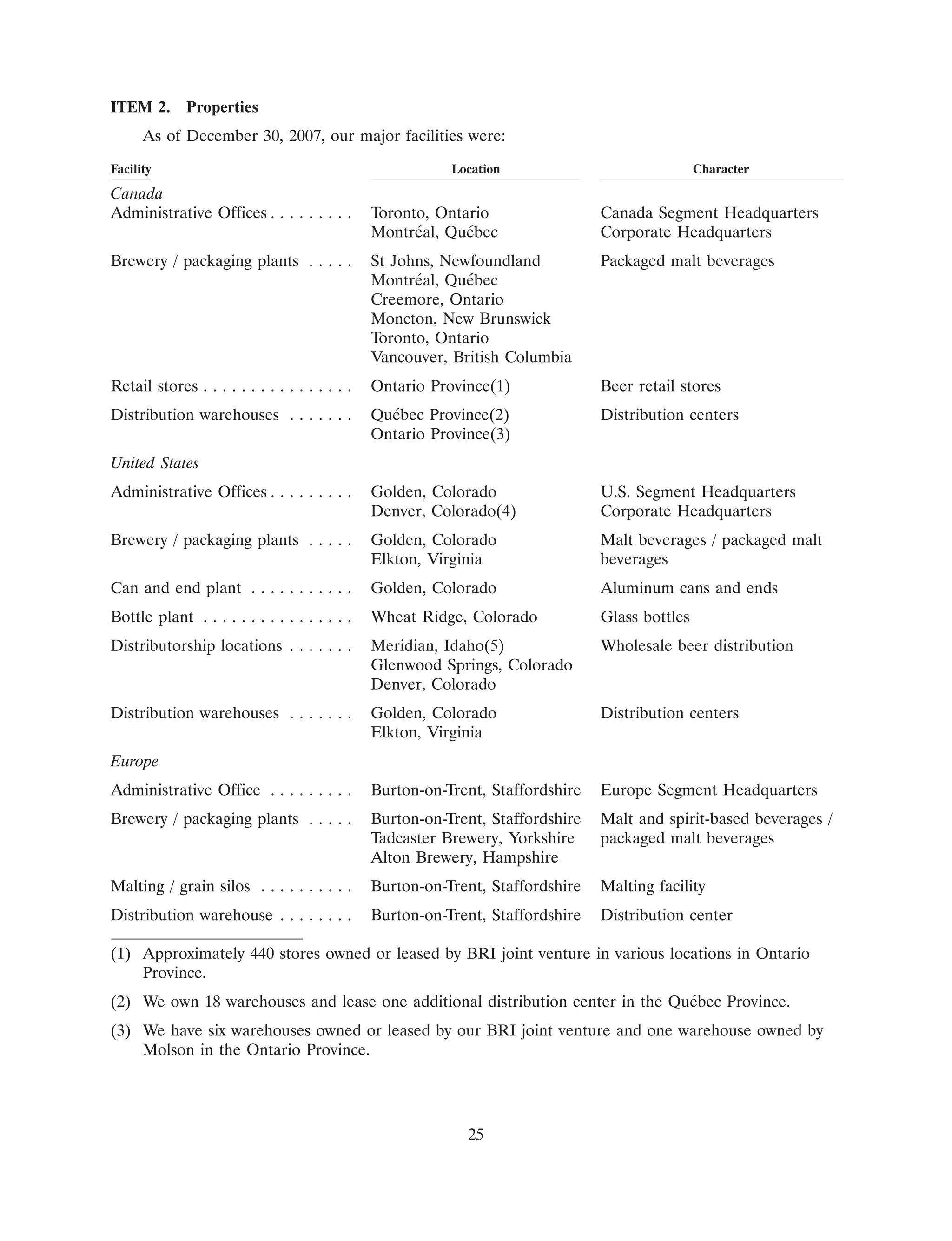 molson coors brewing 200710K