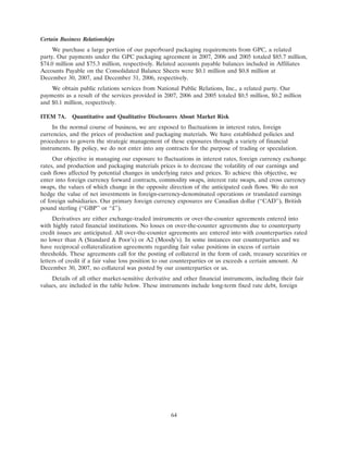 molson coors brewing  200710K