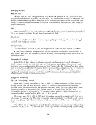 molson coors brewing  200710K