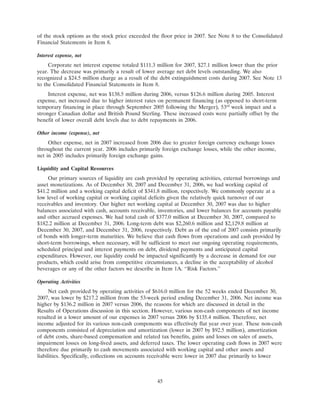 molson coors brewing  200710K