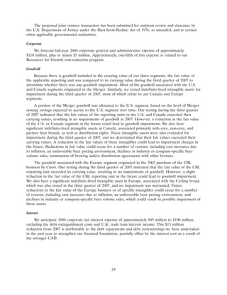 molson coors brewing  200710K