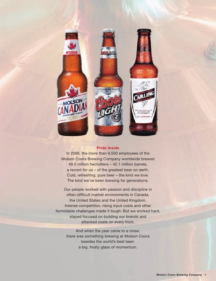 molson coors brewing 2006AnnualReportEN