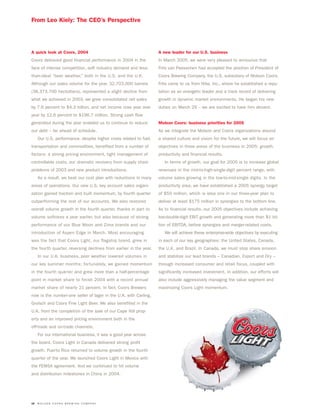 molson coors brewing  MOLSONCOORS_AR2004_EN