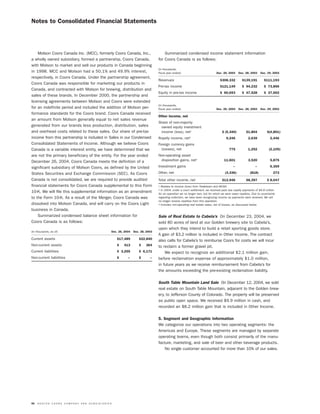 molson coors brewing  MOLSONCOORS_AR2004_EN