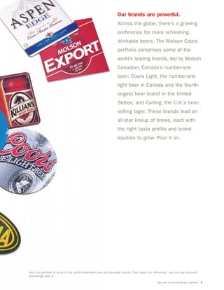 molson coors brewing  MOLSONCOORS_AR2004_EN
