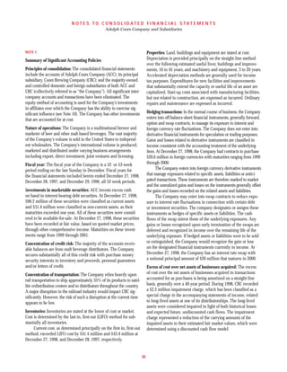 molson coors brewing  COORS_AR1998