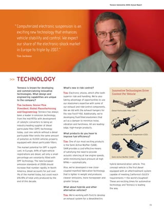 tenneco annual reports 2004