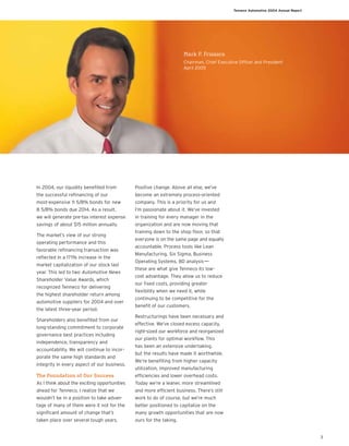 tenneco annual reports 2004