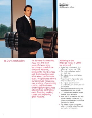 tenneco annual reports 2003