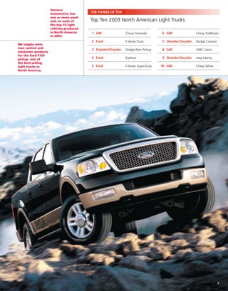 tenneco annual reports 2003