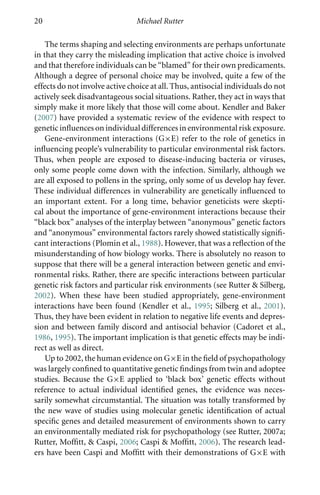 Rutter Study Nature And Nurture In Early Child Development Daniel P Keating | PDF