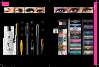 2
1
ДЕМАКІЯЖ
✔ М’яка, кремова
формула, що не
подразнює шкіру.
36 37
Подвійні тіні
для повік
2 г
150,00 грн
99,00 грн
Шовкова текстура, не
скочуються протягом дня,
витончене поєднання кольорів.
2. Аксесуар для
підкручування вій
Матеріали: вуглецева
сталь, силікон;
Розміри: 8х6,5х2 см.
59359
180,00 грн 119,00 грн
Туш для вій
«СуперДовжина»
7 мл
170,00 грн
109,00 грн
Black
Чорна
38089
Brown Black
Коричнево-
чорна
38503
Navy
Темно-синя
47702
✔ супердовгі вії
ЕКСТРЕМАЛЬНА
ДОВЖИНА
Туш для вій
«СуперОб’єм»
10 мл
190,00 грн
129,00 грн
Black Brown
Чорно-
коричнева
13832
Blackest Black
Ультрачорна
20989
Black
Чорна
67540
✔ об‘єм
✔ густі вії
✔ push up ефект
«СУПЕРОБ’ЄМ»
1. Засіб для зняття
макіяжу з очей
150 мл 47534
90,00 грн
69,99 грн
Олівець
для очей
0,28 г
130,00 грн
64,99 грн
ОЛІВЕЦЬ ДЛЯ
ОЧЕЙ
Туш для вій
«Живлення
і довжина»
7 мл
210,00 грн
149,00 грн
Brown Black
Коричнево-
чорна
98039
Black
Чорна
97136
ДОВЖИНА
І ЖИВЛЕННЯ
Арганова та кокосова
олії для живлення та
зміцнення вій день
за днем, вії довші та
більш густі.
ПОДВІЙНІ ТІНІ
ДЛЯ ПОВІК
Олівець для очей
«Діамант»
0,28 г
130,00 грн
64,99 грн
ДІАМАНТОВИЙ
ОЛІВЕЦЬ ДЛЯ ОЧЕЙ
МАКІЯЖ
МАКІЯЖ
Retro
Glamour
Ретро
гламур
41238
Warm
Cashmere
Кава
з молоком
41239
Ocean
Waves
Хвиля
40879
Grey
Matters
Рожева
димка
40730
Enchanted
Forest
Зачарова-
ний ліс
40715
Black Star
Чорна
зірка
40727
Healthy
Glow
Ніжний
блиск
40718
Navy
Темно-синій
53550
Majestic Plum
Сливовий
54885
Saturn Grey
Сірий
49449
Starry Night
Синій
52855
Emerald
Смарагдовий
52856
Cosmic Brown
Коричневий
49596
Blackest Black
Глибокий чорний
50201
Emerald Glow
Смарагдове сяйво
19193
Brown Sugar
Коричневий цукор
19295
Silver Lights
Срібний блиск
20538
Twilight Sparkle
Зоряне небо
18887
Sugar Plum
Іскриста слива
18885
Teal Sparkle
Синій спалах
20578
Black Bioux
Мерехтлива безодня
20846
Smokey Diamond
Димчастий діамант
19394
Mesmerized
Гіпнотичний сірий
71014
201912_EE_11_0014.indd All Pages 22/05/2019 10:18
 