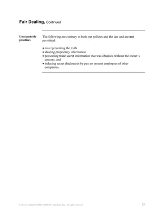 autozone CodeofConductFY2008_English